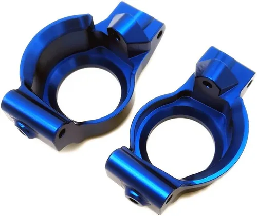 Miniatura 3 de 1/5 6S & 8S RC Car 77076 – 4 aleación frontal de aluminio C Hub C-Hub – 1PR Replace de 7732 Azul