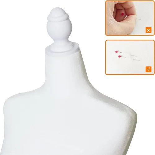 Miniatura 4 de Cuerpo de maniquí femenino, talla grande 10-12, vestido de maniquí femenino, altura ajustable, 61-67 pulgadas, cuerpo de maniquí con soporte