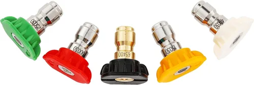 Miniatura 8 de Tool Daily Puntas de boquilla de pulverización para lavadora a presión, varios grados, 1/4 de pulgada, paquete de 5 (2.5 GPM)