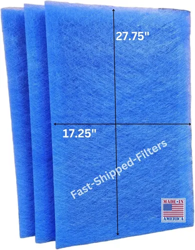 Fast-Shipped-Filters - Paquete de 3 almohadillas de filtro de repuesto de 16 x 20 pulgadas, compatibles con filtro de aire MicroPower Guard de 16 x
