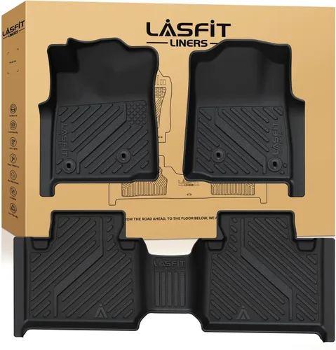 LASFIT Alfombrillas de piso para Toyota Tacoma 2008-2011 Cabina de Acceso Transmisión Automática, Forro de Piso de Ajuste Personalizado para Todo