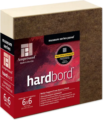 Miniatura 16 de Ampersand Art Supply Panel de Pintura de Madera Dura: Serie Museum Hardbord, 11" x 14", Perfil Plano de 1/8 Pulgada Perfil plano de 1/8 pulgadas