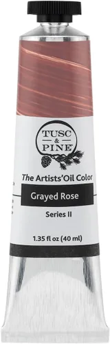 Miniatura 115 de Tusc & Pine Pintura al óleo Artist – Alizarin Crimson, 1.4 fl oz, sin amarilleo, consistencia rica y cremosa, carga máxima de pigmento, pinturas al
