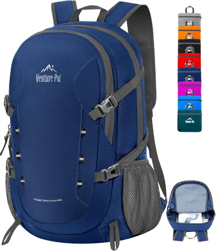 Miniatura 8 de Venture Pal - Mochila de senderismo ligera y plegable para viajes de 40 L A1- verde