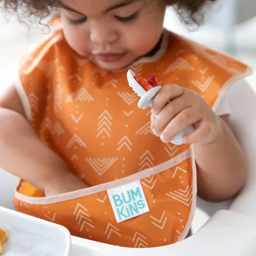 Miniatura 4 de Bumkins Baberos para niña o niño, SuperBib para bebés y niños pequeños de 6 a 24 meses, imprescindibles para comer, alimentar, suministros de A1
