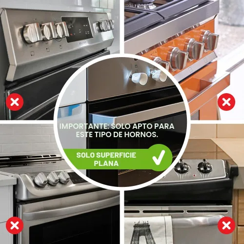 Miniatura 3 de Mom's Choice Gold Awards Ganador – EUDEMON 1 paquete de cerradura para puerta de horno a prueba de niños, cerradura frontal del horno fácil