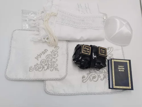 Miniatura 7 de Auténtico juego de tequilina kosher – Nusach sefardí, diestro (usado en el brazo izquierdo) – para Bar Mitzvah & Groom – Parshiyot escrito a mano