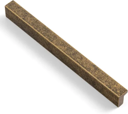 Miniatura 25 de Goo-Ki - Tiradores de gabinete de 12 piezas – Tiradores de cajón de latón cepillado claro de 3 pulgadas (76mm) con centros de agujeros – Tiradores