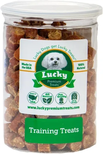 Miniatura 9 de Lucky Premium - Golosinas de entrenamiento de zanahoria de pollo y zanahoria, golosinas pequeñas y crujientes para recompensas de entrenamiento