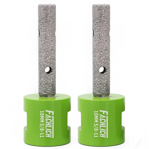 Miniatura 9 de Broca de fresado de biselado de diamante - Broca de cono de azulejos Biselado 4/5" vástago hexagonal 20MM Granito Agujeros de ampliación de mármol