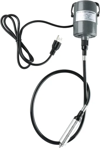 Miniatura 2 de Herramienta rotativa HP de 1/4 "HP Flex Shaft Carver Máquina eléctrica para colgar, control de pedal de pie, 110 V 380 W de potencia, herramientas