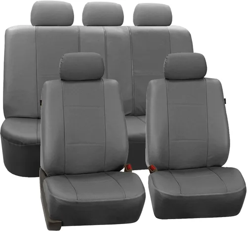 Miniatura 10 de FH Grupo FH-PU007115. Juego de lujosas fundas de asientos de auto, preparado para la bolsa de aire, y compatible con FH Group FH1002, almohadilla