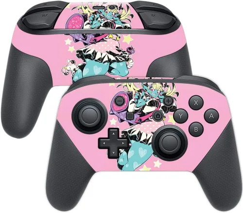 Miniatura 27 de MightySkins Skin compatible con Nintendo Switch Pro Controller - Alien Battle Funda protectora de vinilo duradera y única Fácil de aplicar