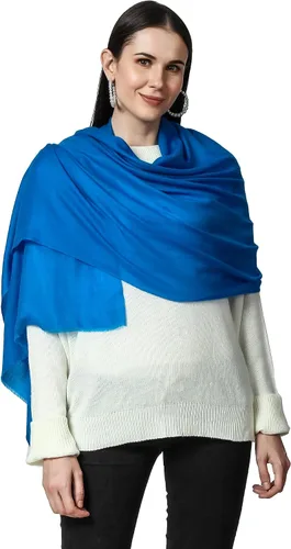 Miniatura 3 de PASHWRAP Bufanda de cachemira tejida a mano en Cachemira - Lujosa bufanda grande de cachemira para mujer ligera