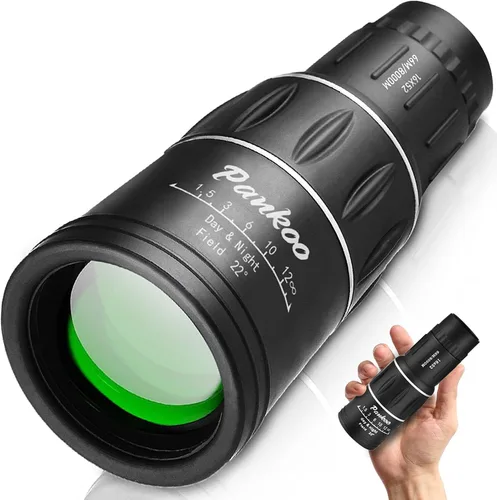 Telescopio monocular de 16 x 52 pulgadas de alta potencia para adultos, monoculares compactos de prisma de potencia 2023 para adultos, alcance