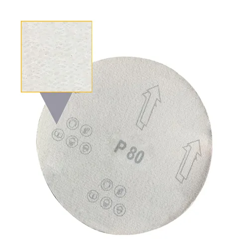 Miniatura 7 de [Paquete de 20] discos de lija de grano 80 de 7 pulgadas, papel de lija abrasivo de óxido de aluminio