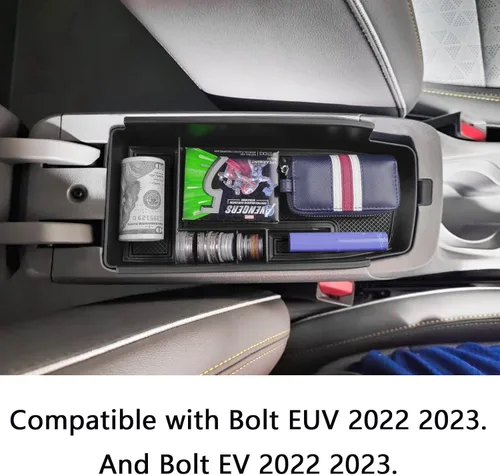 Miniatura 4 de EDBETOS Bandeja Organizadora de Consola Central Compatible con Chevy Bolt EUV Bolt EV Accesorios 2022-2023 Almacenamiento Interior de Reposabrazos
