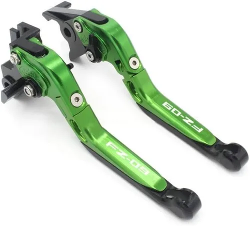 Miniatura 4 de TEMKIN W para Yamaha FZ09 FZ 09 FZ-09 2014 2015 2016 2017 motocicleta CNC ajustable plegable extensible freno embrague palancas Y (Color : H)