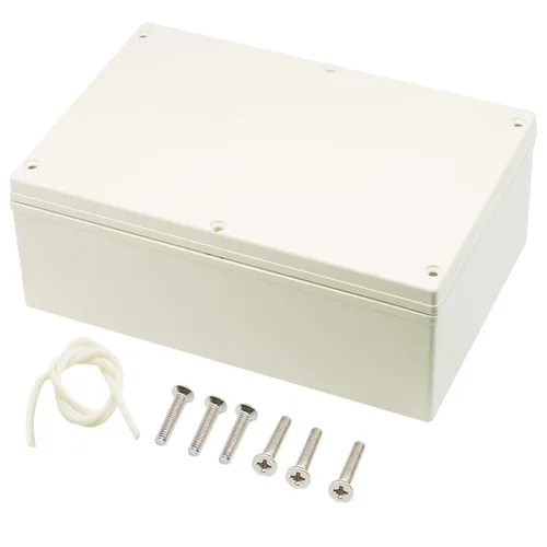 Miniatura 6 de Zulkit Caja de conexiones de plástico ABS a prueba de polvo impermeable IP65 Cajas eléctricas universales Caja de proyectos Gris 3.3 x 2.3 x 1.3