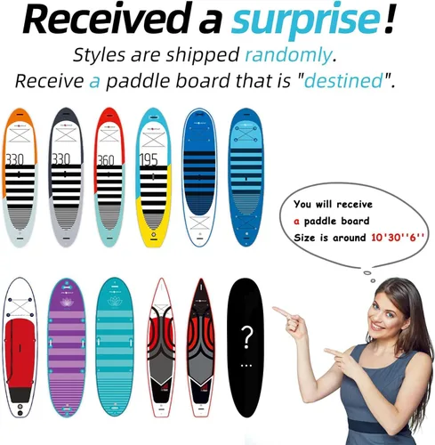 Miniatura 2 de Bifanuo Tabla de Paddle Inflable con Accesorios SUP y Mochila. Tablas de Paddle para Adultos. Cubierta Antideslizante, Postura Ancha, Aleta