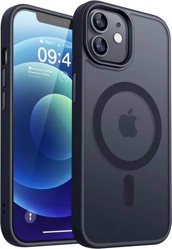 Miniatura 11 de CANSHN - Funda transparente compatible con iPhone 12/iPhone 12 Pro [Protección contra caídas de grado militar] No amarillea, funda protectora a