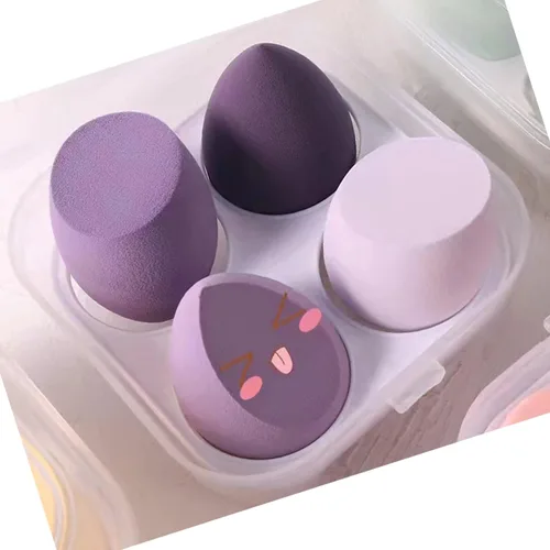 Miniatura 5 de Leeshine - Juego de esponjas de maquillaje - Esponjas de belleza para mezclar con 1 soporte y estuche en forma de huevo, impecables para crema