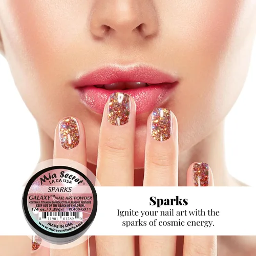 Miniatura 7 de Colección de polvos para arte de uñas Galaxy (12 unidades)