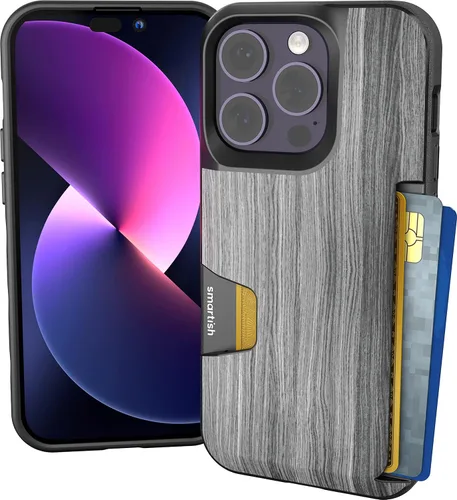 Miniatura 12 de Smartish - Funda tipo cartera para iPhone 11, diseño de cartera volumen 1 [delgada + protectora] con tarjetero - probada para caídas con ranura