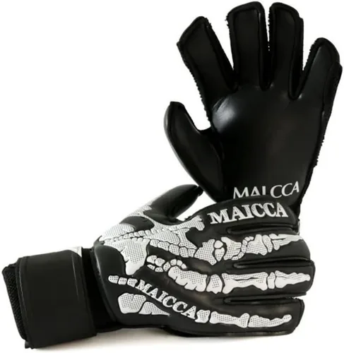 Miniatura 2 de Guantes de portero de fútbol para jóvenes adultos, talla 7-10, guantes de portería de fútbol con protección de dedos, palma de látex y pulsera