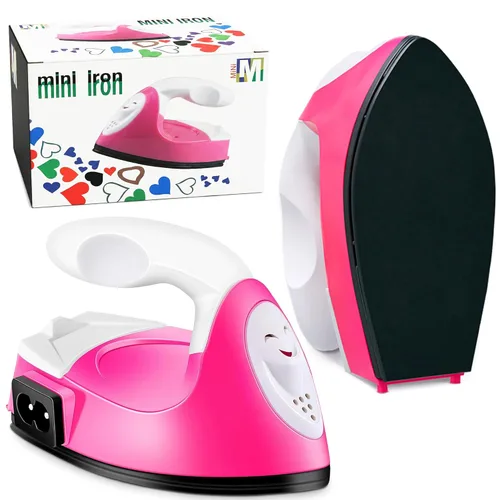 Miniatura 12 de Mini plancha para manualidades – Mini plancha de manualidades negra para parches, costura y acolchado con placa térmica de cerámica y cable largo