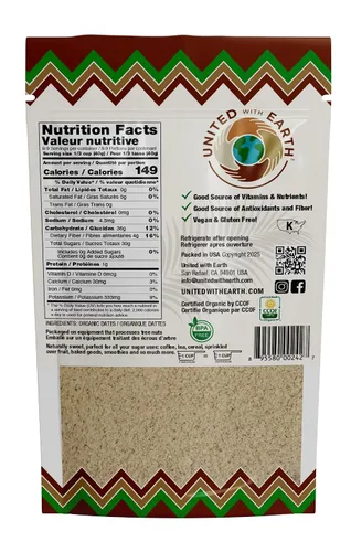 Miniatura 2 de United With Earth Azúcar en polvo de dátiles orgánicos, 12 onzas (paquete de 2), sin OMG, sin gluten, vegano, paleo, certificado orgánico