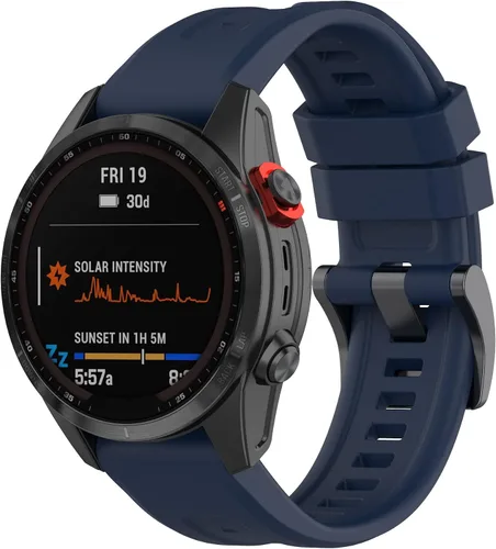 Miniatura 5 de Correas de repuesto para Garmin Fenix 7X, Fenix 6X/Fenix 5X Quickfit, silicona suave, repuesto para Garmin Tactix 7/instinct 2X/Quaitx 3/Tactix DELTA