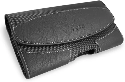 Miniatura 2 de Funda de piel TMAN Premium para Samsung Galaxy A13 5G, con trabilla para cinturón y funda de clip para Samsung Galaxy A13 5G (tamaño XL)