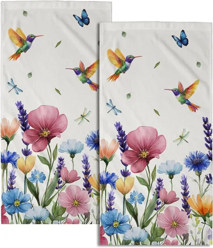Miniatura 34 de Giwawa Toallas de Mano Verdes Bosque Nebuloso Set de 2 Montaña Bosque Suave Toallas de Huésped Toallas de Cara Baño Decoraciones Finas Toallas