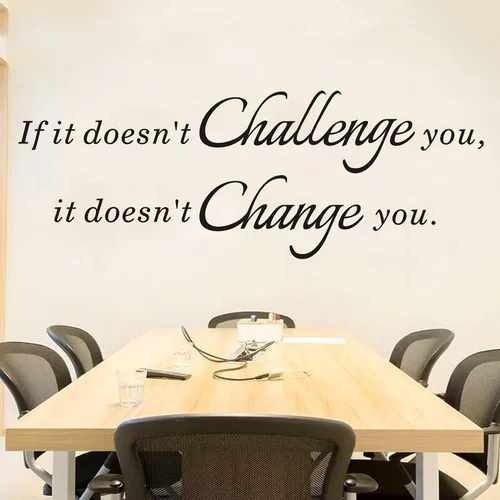 Miniatura 9 de AnFigure Calcomanías de pared de oficina, calcomanías inspiradoras de pared, citas motivacionales de trabajo en equipo, mujeres, éxito, aula, No