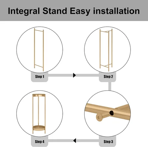 Miniatura 6 de Soporte para Plantas Macetas para Plantas Soportes de Interior – Soporte de Metal para Macetas de Flores Estante para Plantas para Múltiples