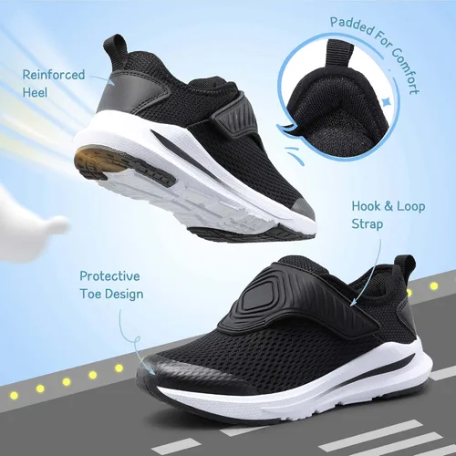 Miniatura 4 de DREAM PAIRS Zapatillas deportivas para niños y niñas, tenis para correr y correr para niños pequeños y grandes