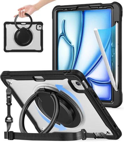 Miniatura 14 de BATYUE Funda para iPad Air de 11 pulgadas M3/M2 (2025/2024), Air 5th/4th 10.9 pulgadas (2022/2020), Pro 11" 4th/3rd/2nd/1st, funda a prueba