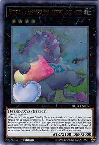 Yu-Gi-Oh! - Número 41: Bagooska El tapir terriblemente cansado - BLRR-EN085 - Ultra Raro - 1ª Edición - Battles of Legend: Relentless Revenge