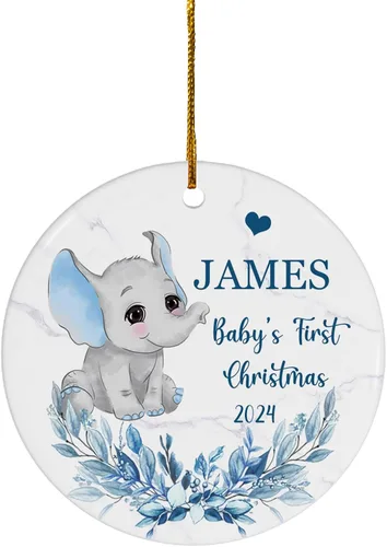 Miniatura 9 de FLOCHIL Adorno personalizado para la primera Navidad del bebé 2023, adorno de la primera Navidad de los bebés 2023, regalo para niños, bebés