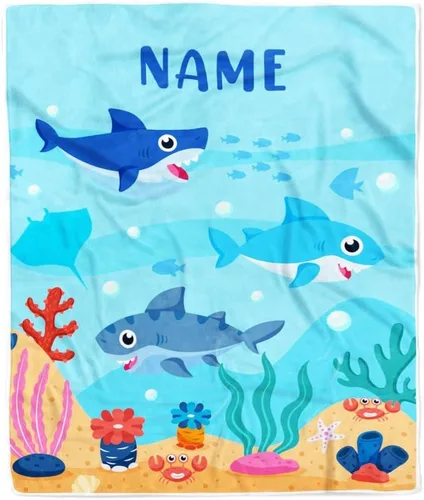 Miniatura 26 de Manta personalizada con nombre de tortuga para bebé, niño, niña, mar, recién nacido, hijo, hija, nieta, sobrina, cumpleaños, Navidad, manta de forro