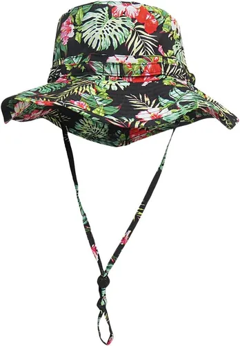 Sombrero de pescador de ala ancha con protección UV, sombrero Boonie, sombreros de pesca, senderismo, safari, sombreros al aire libre para hombres y