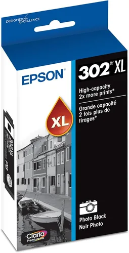Epson T302XL120 Claria Premium Cartucho de Tinta de Alta Capacidad - Negro Foto