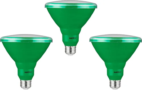 Miniatura 10 de Sunlite 40244 - Foco empotrable LED PAR38 de color, 15 vatios (equivalente a 75 W), base mediana (E26), reflector, certificación ETL, azul, paquete