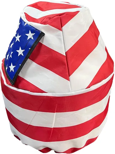 Miniatura 2 de Cubierta de tanque de propano para cilindro de propano de acero de 20 libras, bandera estadounidense