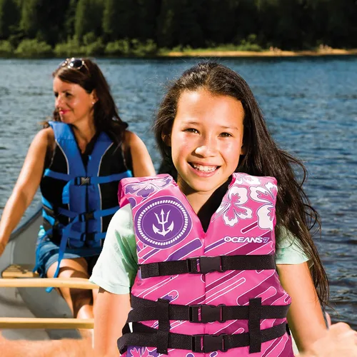 Miniatura 3 de Aqua Oceans 7 Life Jacket for Kids - US Coast Guard Approved Life Vest for Infant, Child & Youth Boys and Girls, Open-Side PFD for Boating, Swimming