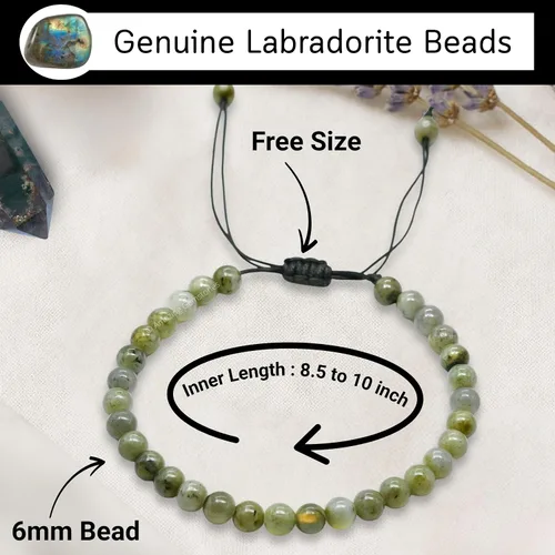 Miniatura 81 de Amazing Gemstone Crystal Anklet Ankle Bracelets for Women - Waterproof Beaded Healing Crystal Anklets, Plus Size Chakra Gemstone Bead Anklet
