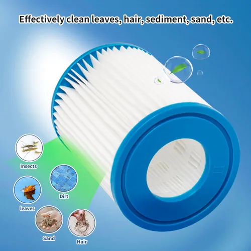 Miniatura 4 de Cartucho de filtro de piscina para bomba de filtro tipo II 58094 para piscinas sobre el suelo, filtro de jacuzzis compatible con bomba de filtro
