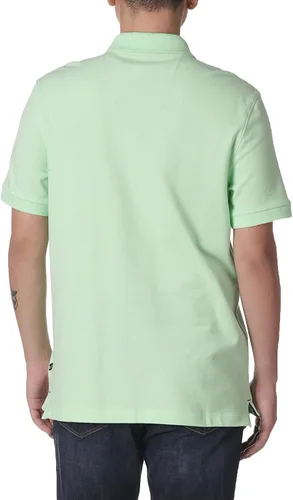 Miniatura 3 de Nautica Polo de piqué de algodón sólido de manga corta para hombre