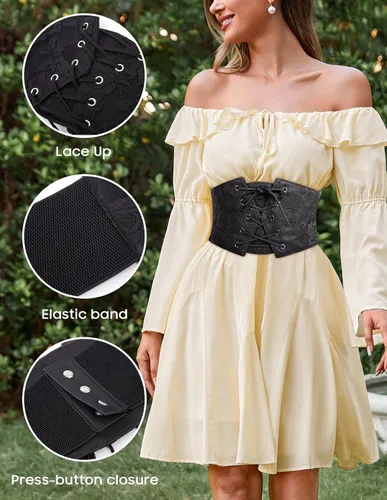 Miniatura 2 de GRACE KARIN Corsé elástico elástico para mujer